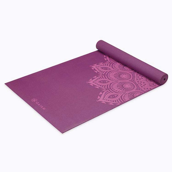 Yogamatta 6mm Purple Mandala - Gaiam