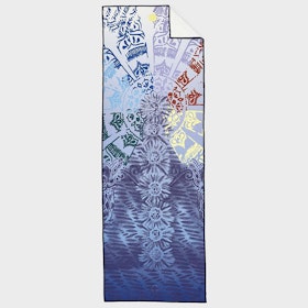 Yogahandduk Yogitoes Chakra Print Blue - Manduka