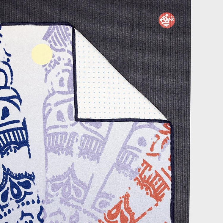 Yogahandduk Yogitoes Chakra Print Blue - Manduka