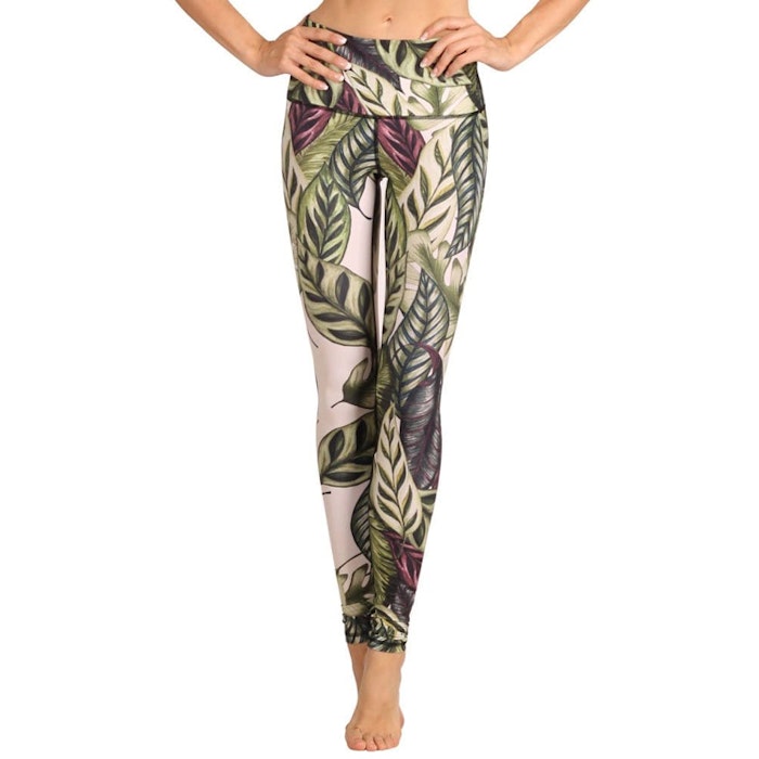 Yogaleggings Leaf it to Me - Yoga Democracy