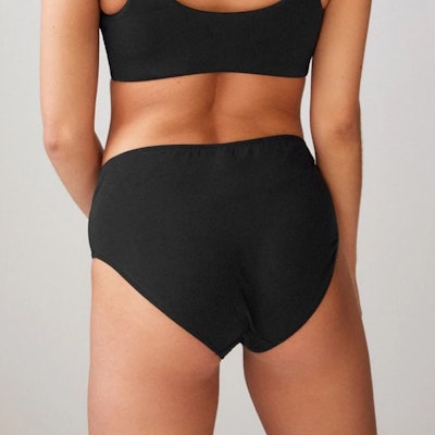 Bikinitrosa Briefs med hög midja Black - Movesgood