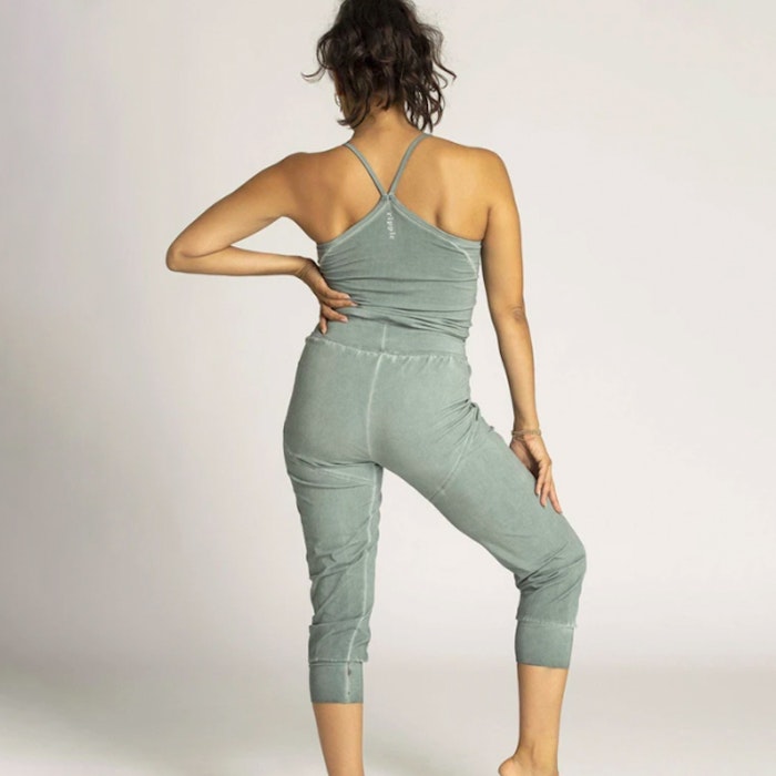 Jumpsuit Stone Wash Yoga Smoked Jade - Ripple Yogawear