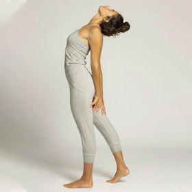 Jumpsuit Stone Wash Yoga Ljusgrå - Ripple Yogawear