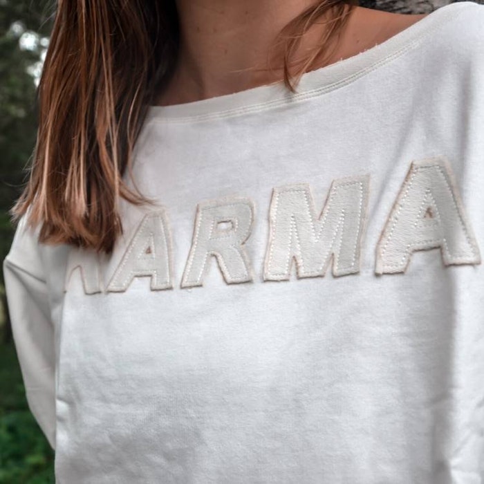 Tröja Sweater Puff "Karma" Ivory - Soul Factory