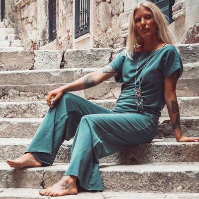 Jumpsuit Deluxe Balsam Green - Soul Factory