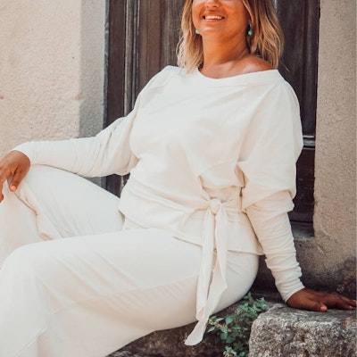 Tröja Sweater Knot Ivory - Soul Factory