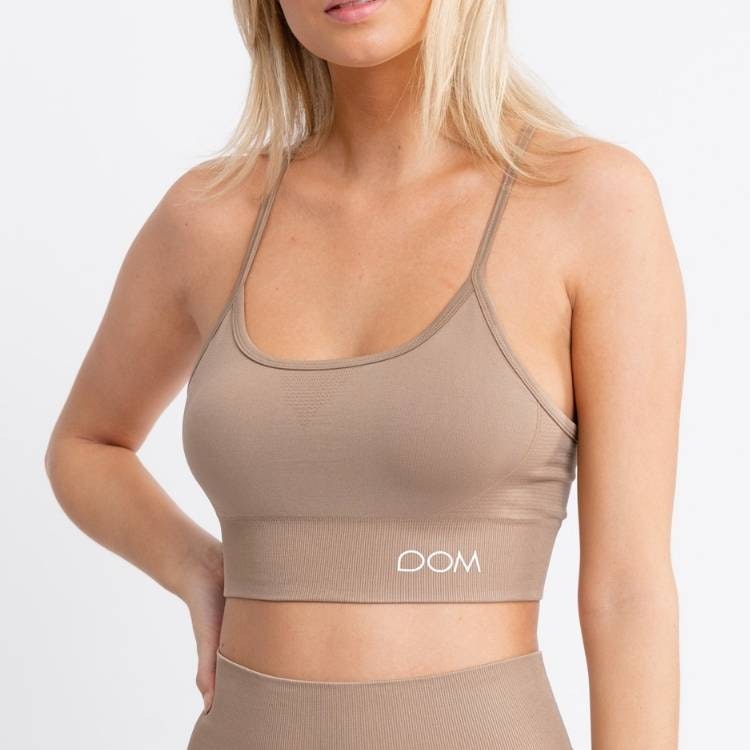 Sport-BH Yoga Seamless Trinity Polish Brown - DOM