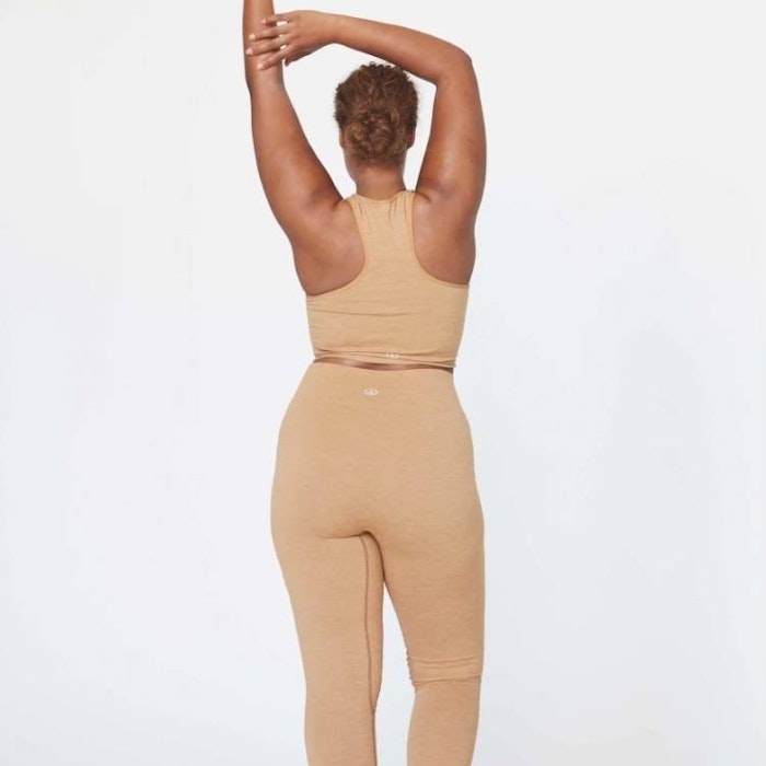 Seamless Crop Top Camel - Moonchild Yogawear