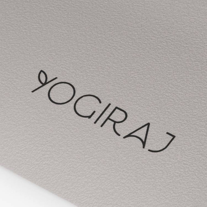 Yogamatta Natural practice mat 6 mm, Misty Greige - Yogiraj