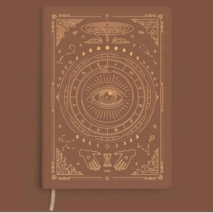 Journal Vegan Leather Olinjerad Dagbok Desert Brown A5 - Magic of I