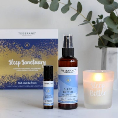 Sleep Sanctuary kit med Olja, Mist & Ljus - Tisserand Aromatherapy