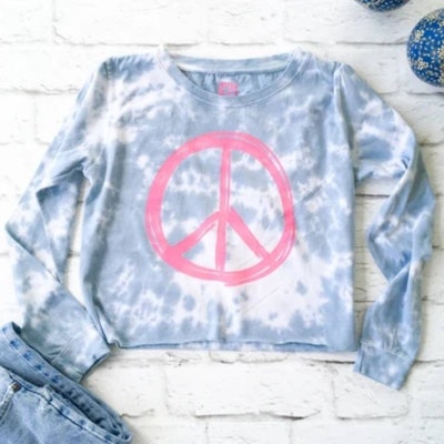 Långärmad tröja "Peace" - SuperLove Tees