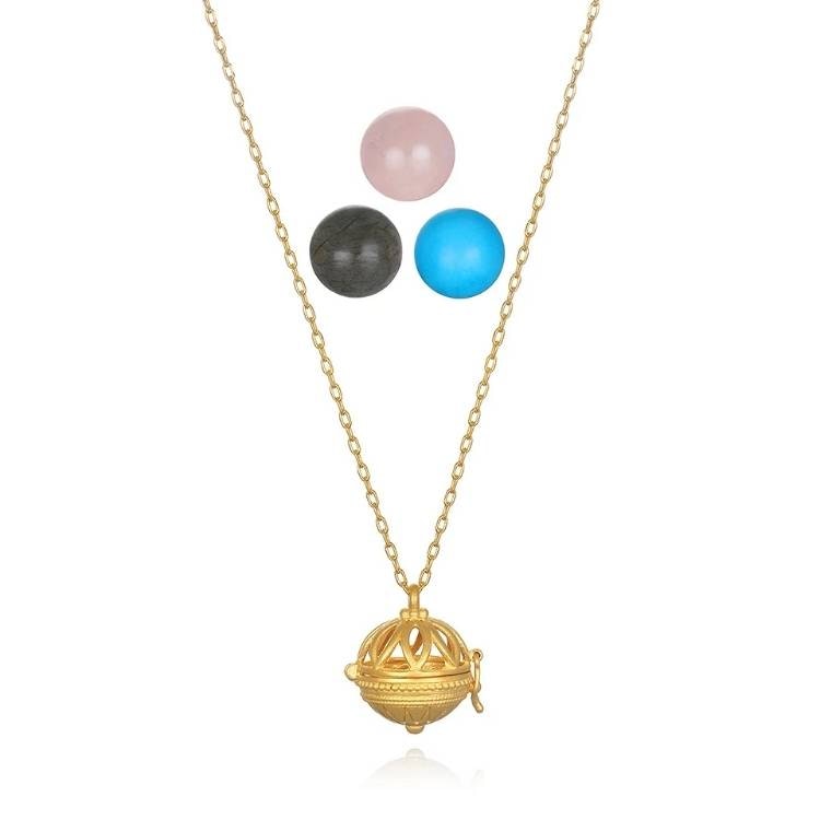 Halsband ''The Amulet of Truth Gemstone Locket'' - Satya - Soul Factory -  En Själfull Yogabutik