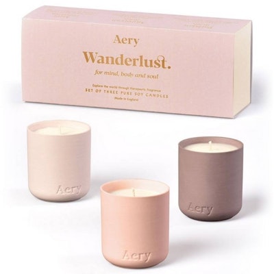 Doftljus aromterapi 3-pack "Wanderlust gift set" - Aery Living