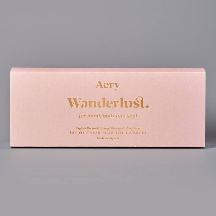 Doftljus aromterapi 3-pack "Wanderlust gift set" - Aery Living