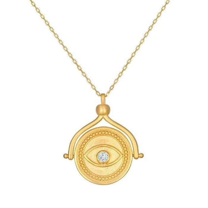 Halsband ''In Safekeeping Gold Spinner'' - Satya