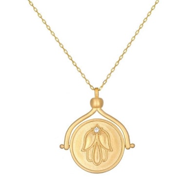 Halsband ''In Safekeeping Gold Spinner'' - Satya