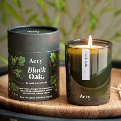 Doftljus aromaterapi "Black Oak" - Aery Living