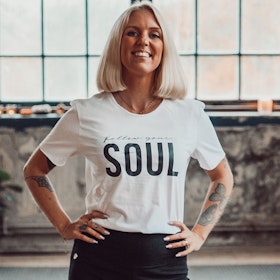 T-shirt Unisex "Follow Your Soul" White - Soul Factory