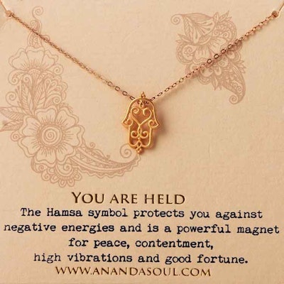 Halsband You are held Gold - Ananda Soul