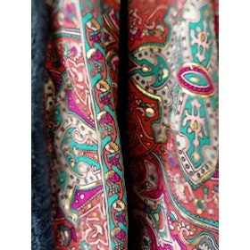 Yogafilt Sari/silke Oriental Rouge - E-swiss