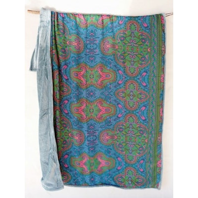 Yogafilt Sari/silke Blue Dreams - E-swiss