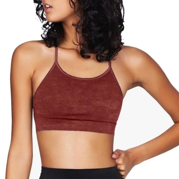 Sport-BH Yoga Seamless Zen Top Marsala - Moonchild Yogawear