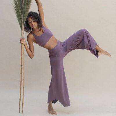 Yogabyxor Layla Flares Aubergine - Indigo Luna