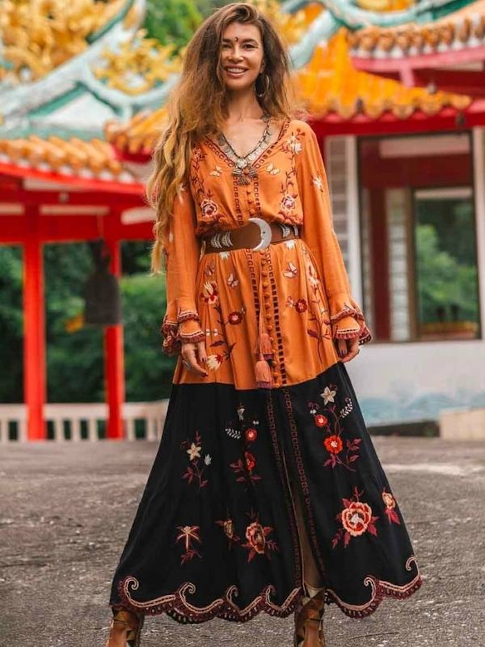 Klänning Dominique Kimono Dress - Zaimara