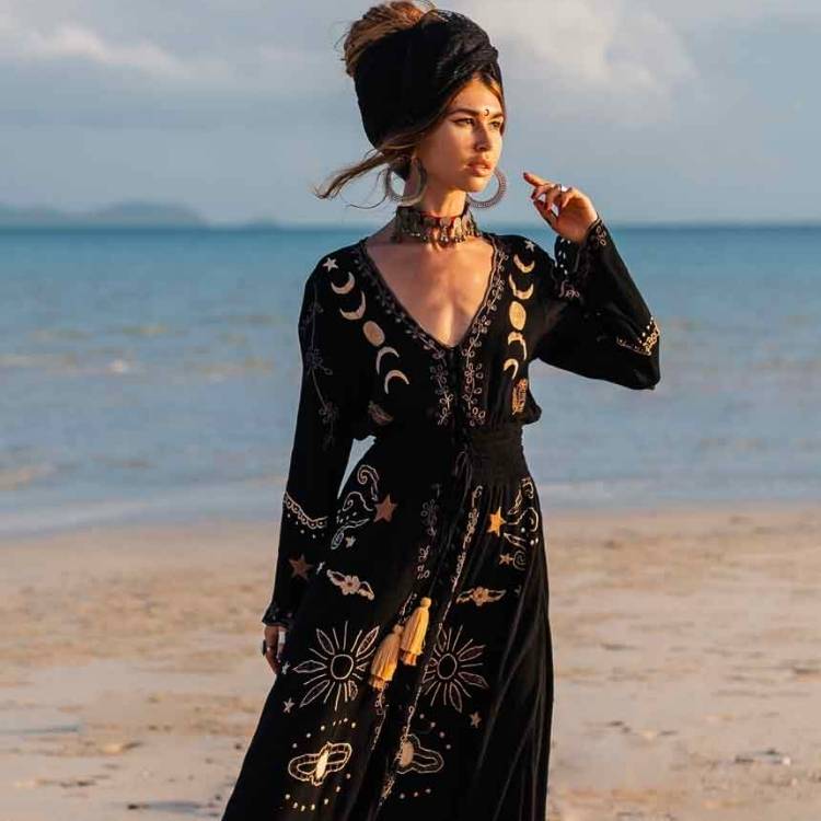 Klänning Angelina Dress Black - Zaimara