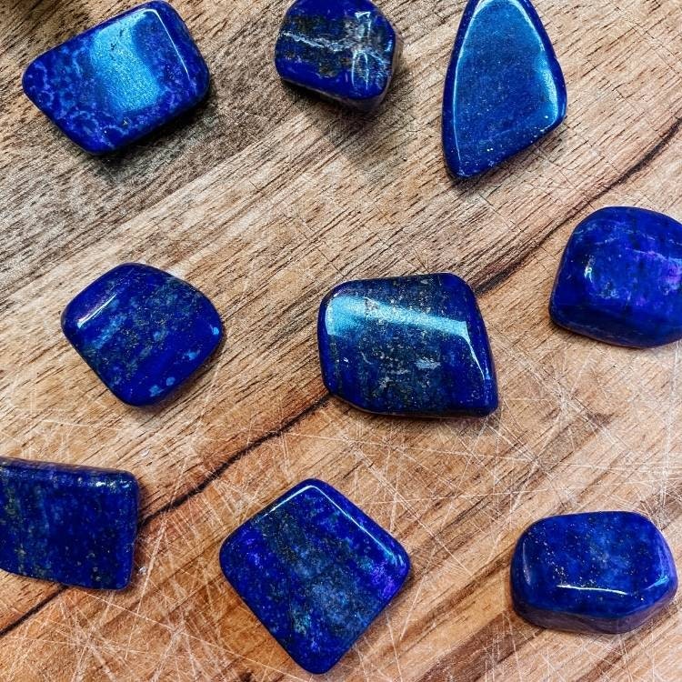 Lapis Lazuli kristall Trumlad x-small