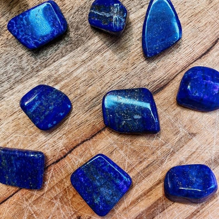 Lapis Lazuli kristall Trumlad x-small