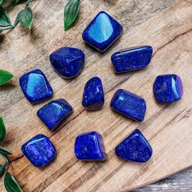 Lapis Lazuli kristall Trumlad medium