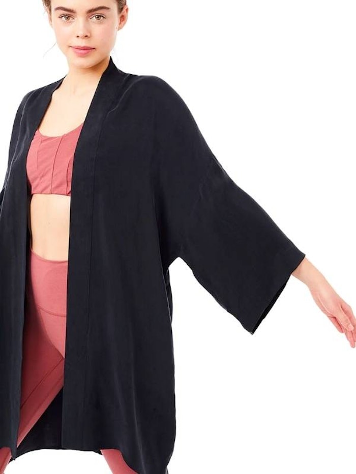 Kimono Yoga Black - Mandala