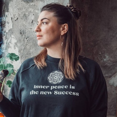 Sweatshirt "Inner Peace"  Black - Soul Factory
