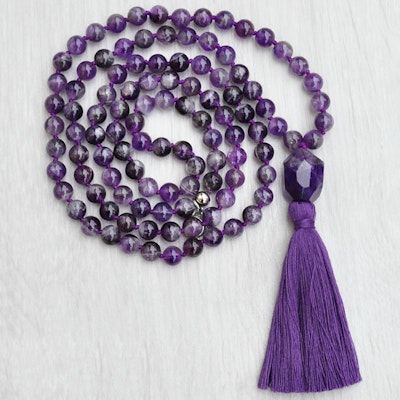 Mala halsband Calm Ametist - Nouelle