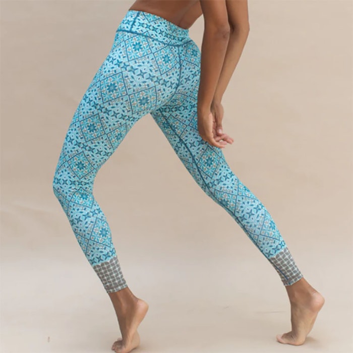 Yogaleggings Maya Rani Blue - Indigo Luna