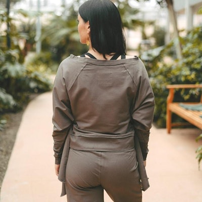 Tröja Sweater Knot Plum Truffle - Soul Factory