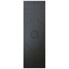 Yogamatta Aum Black 183x61cm 4 mm + Yogaväska - Vackraliv Yoga