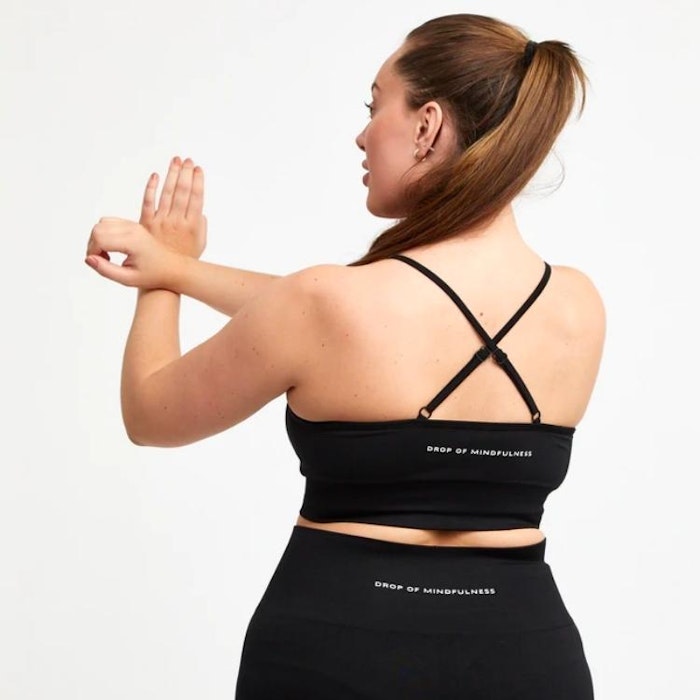 Sport-BH Yoga Seamless Trinity Black - DOM