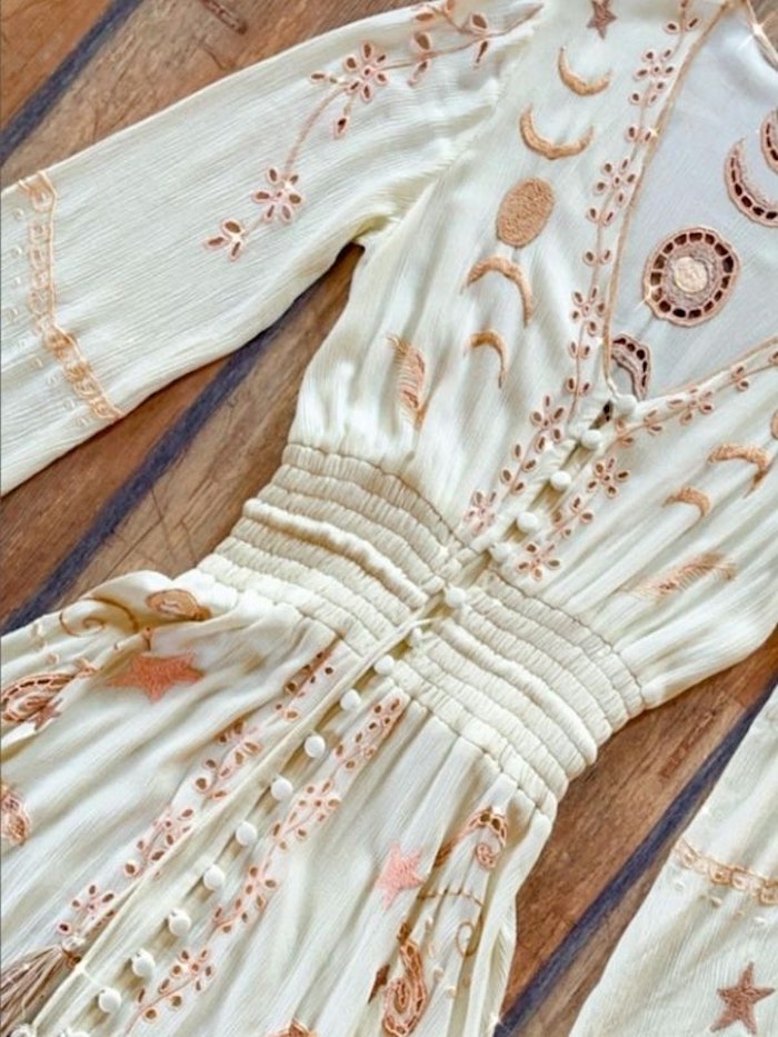 Klänning Angelina Dress Cream - Zaimara