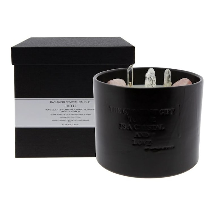 Kristalljus Big FAITH Black 2,5L - Love & Stones