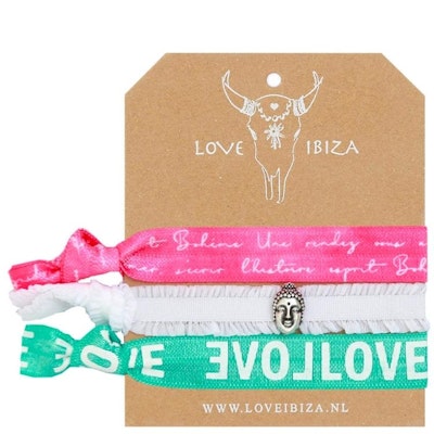 Hairties hårband/armband Buddha Love - Love Ibiza