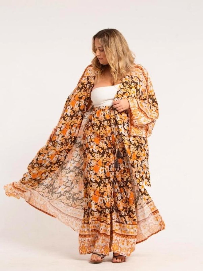 Kimono Maxi Robe Desert ''Sol'' - Mahli the Label