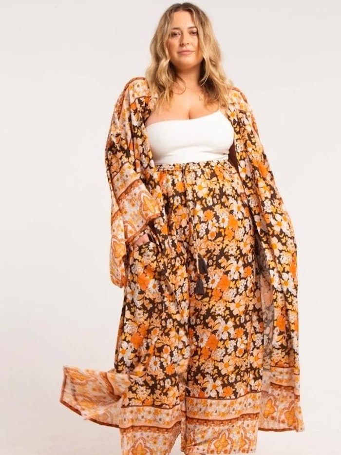 Kimono Maxi Robe Desert ''Sol'' - Mahli the Label