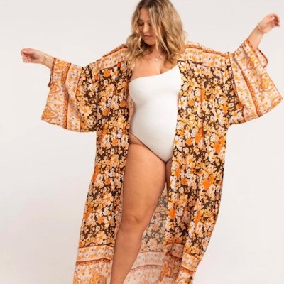Kimono Maxi Robe Desert ''Sol'' - Mahli the Label