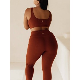 Yogaleggings Eira High Rise Bamboo Burned Orange - Studio K