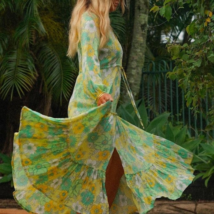 Klänning Lucid Dream Boho ''Lime'' - Mahli the Label