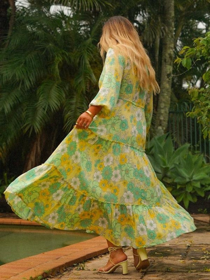 Klänning Lucid Dream Boho ''Lime'' - Mahli the Label