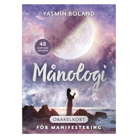 Orakelkort för manifestering "Månologi" på svenska - Yasmin Boland